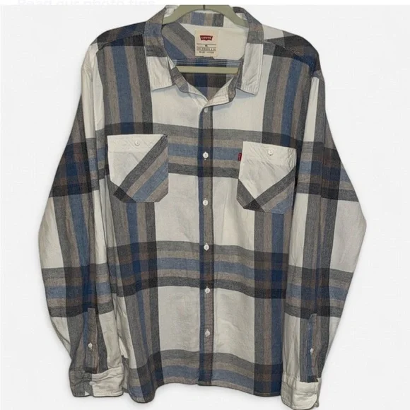 Levi’s red tab men’s long sleeve button down shirt - Picture 1 of 5